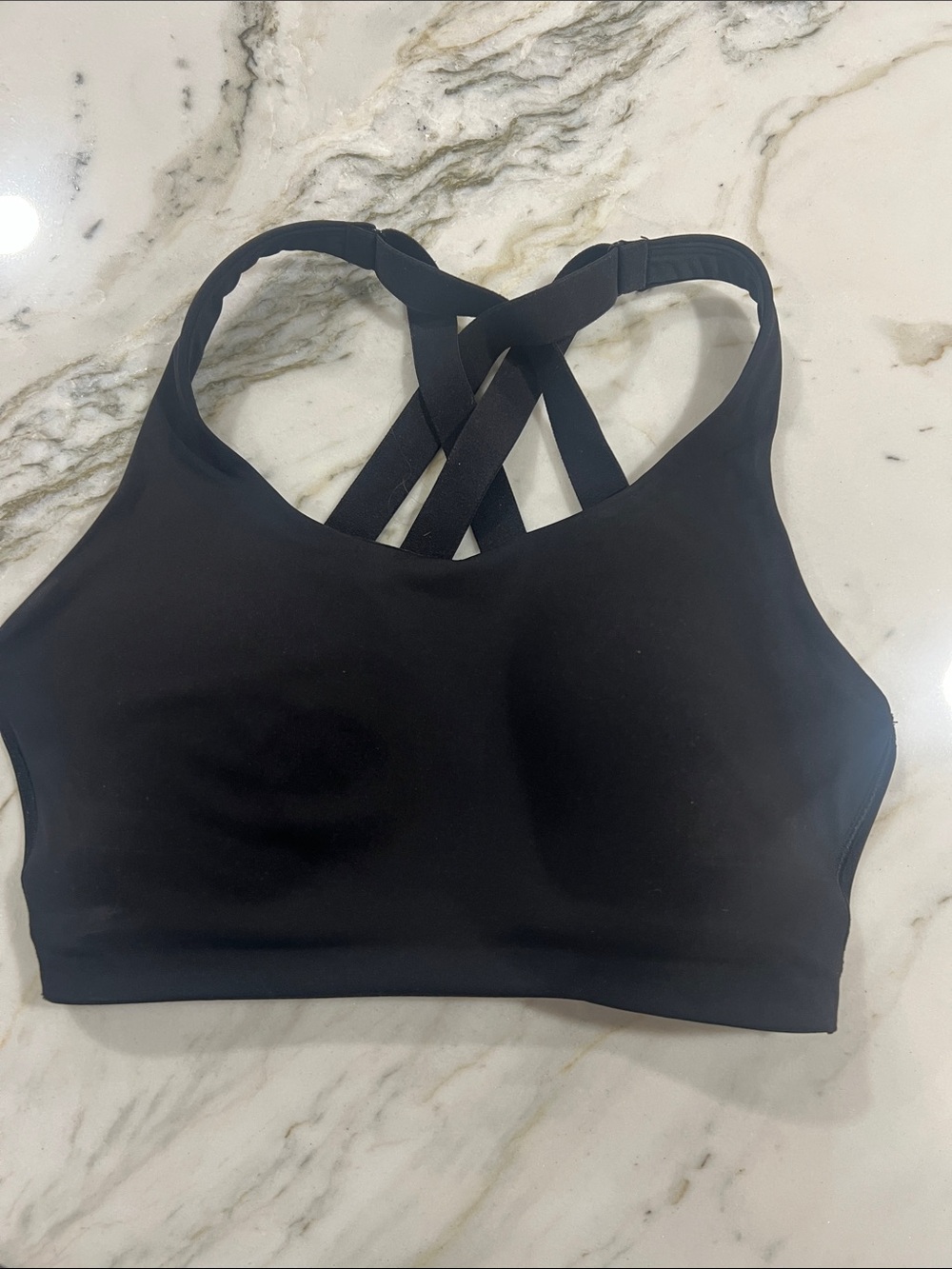 LuluLemon Wireless Black Crisscross Sports Bralette